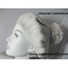 Cashmere Beret Hat POM Ty0917